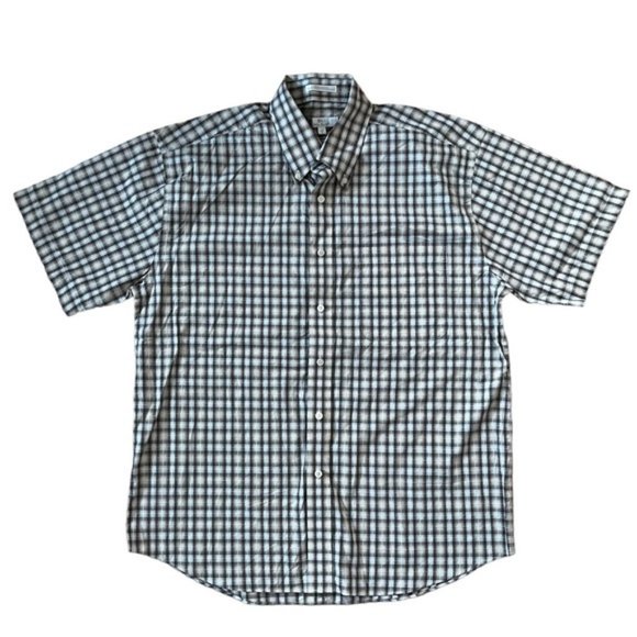Bill Blass Button Down Short Sleeve Size Large - Picture 1 of 6